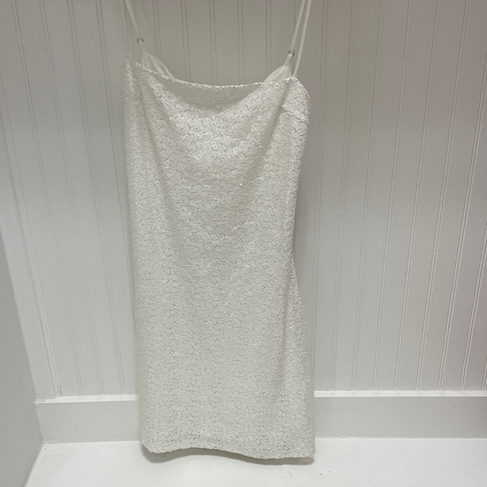 Lucy in the Sky Strapless White Dress